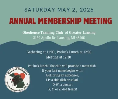 Annual Membership Meeting flyer