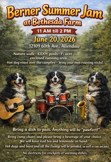 Berner Summer Jam flyer